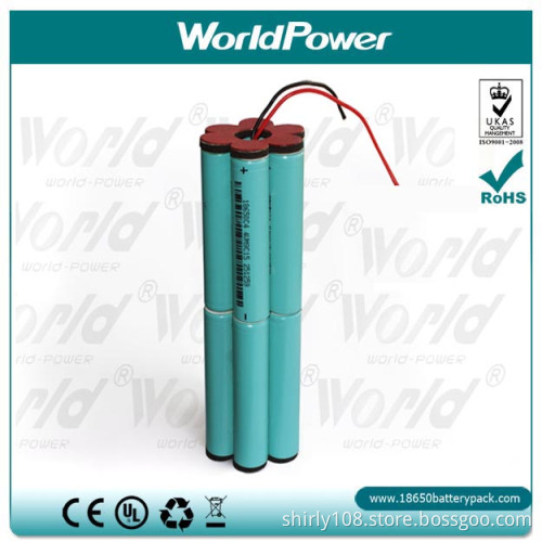 spotlight led light lithium battery pack 14.8V 6600mah